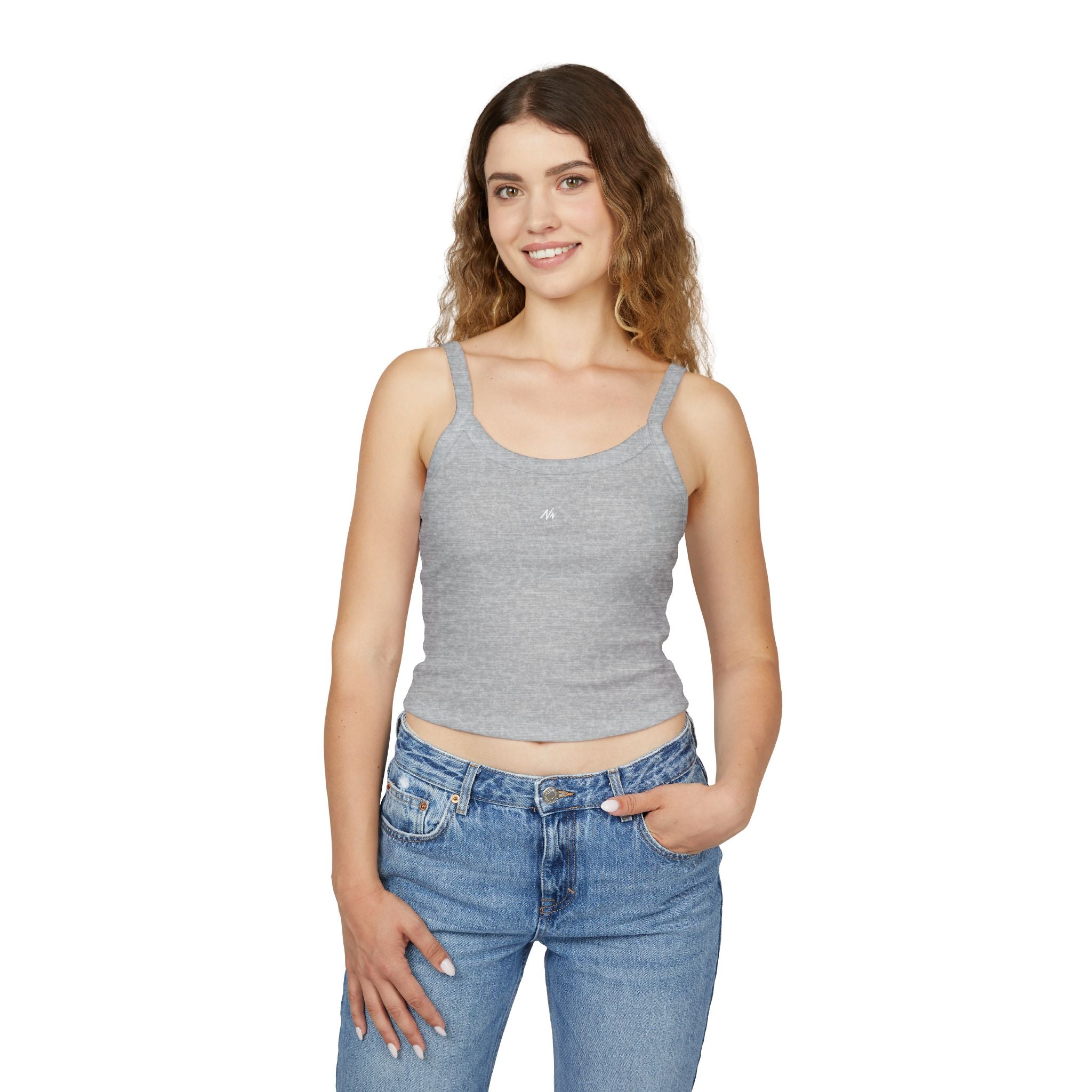 Strap Tank Top - Grey