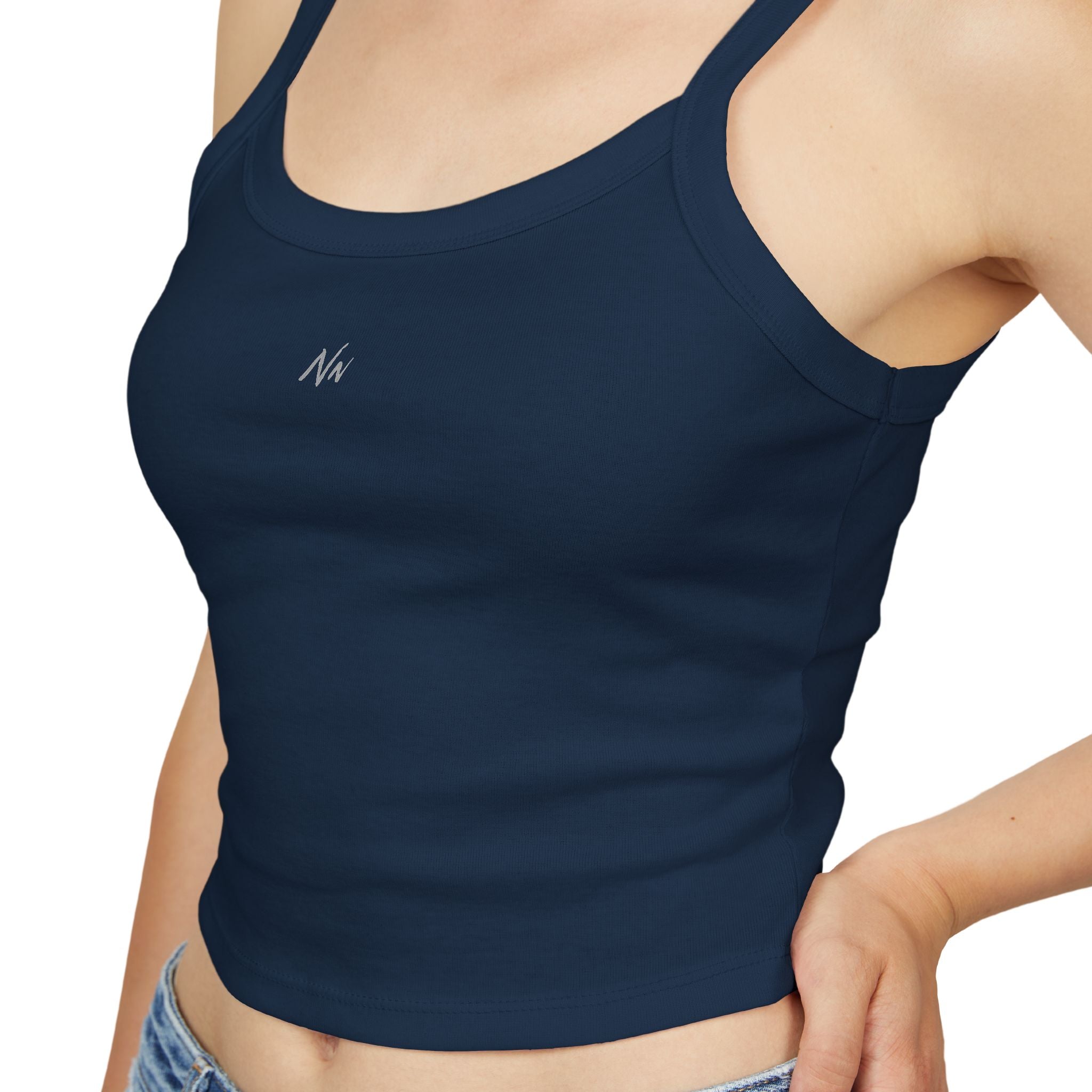 Strap Tank Top - Navy
