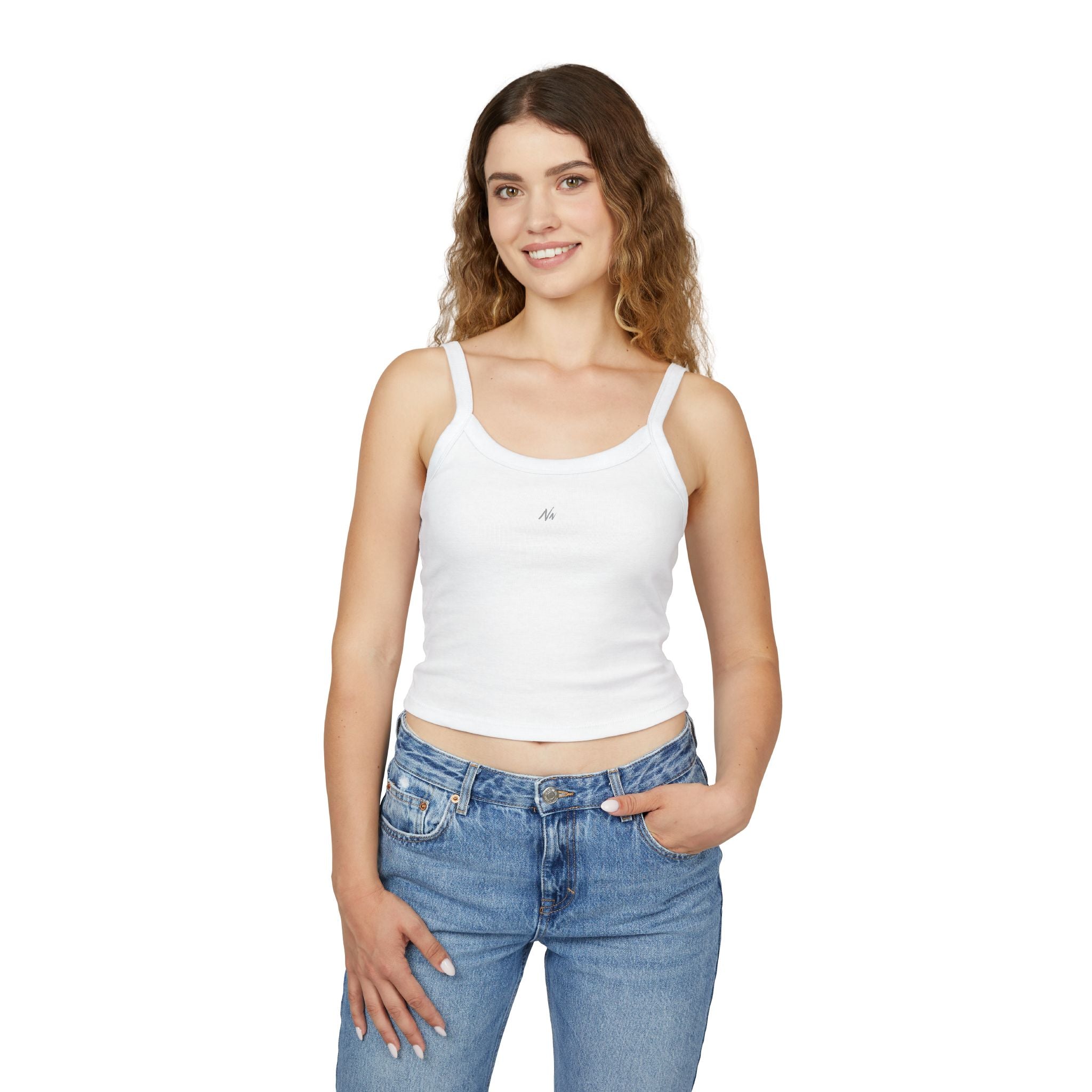 Strap Tank Top - White
