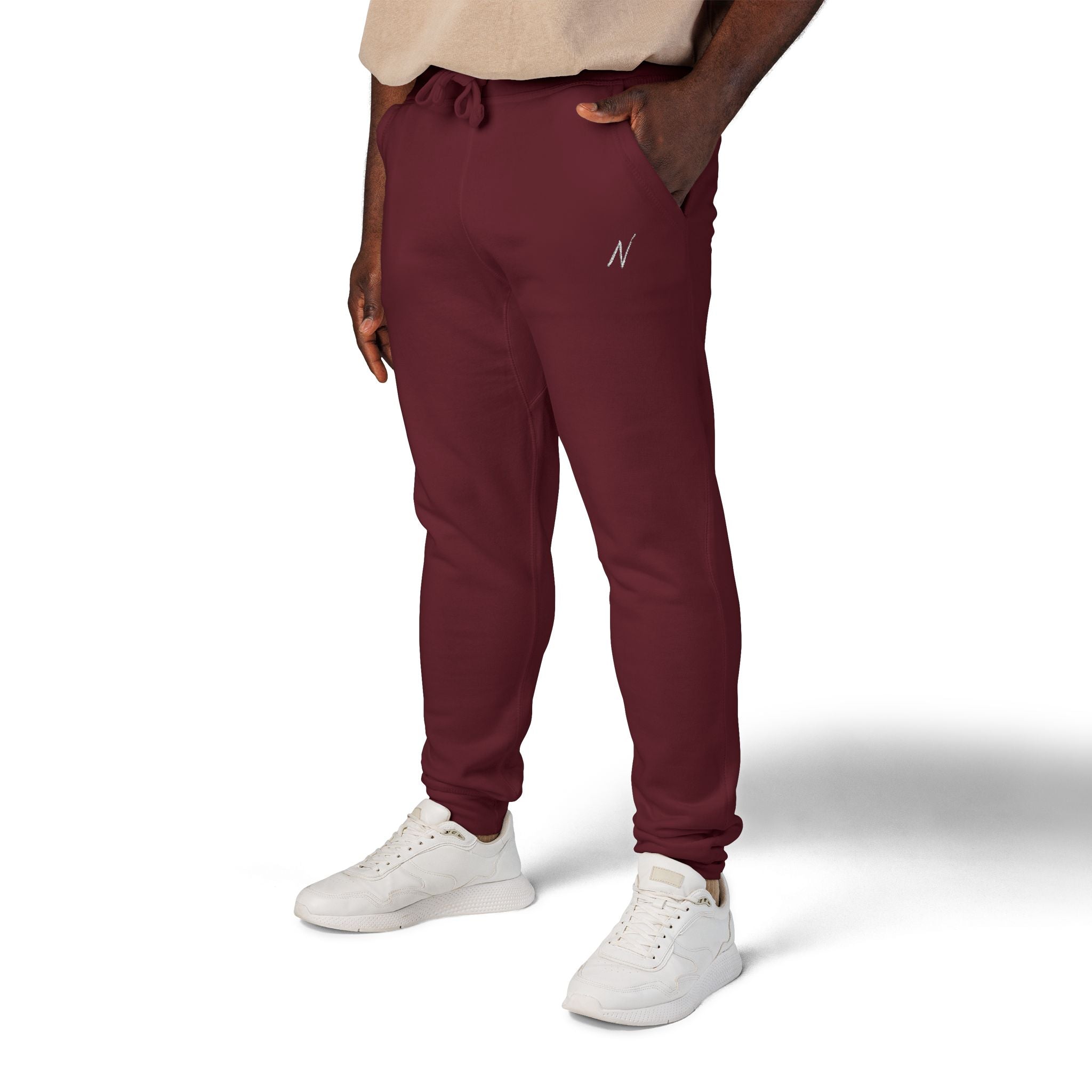 Men’s Fleece Sweatpants - Maroon