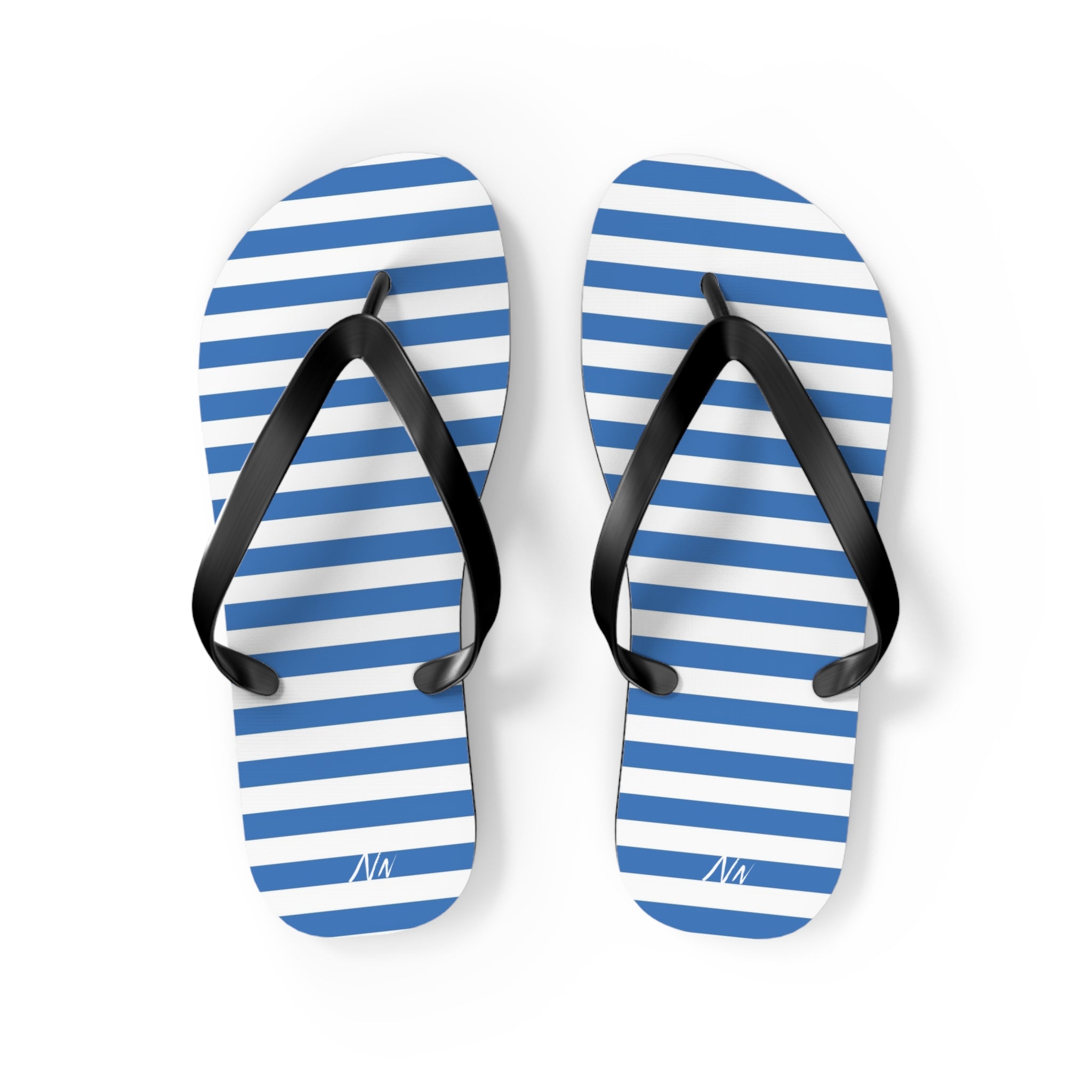 Flip Flops - Blue Pattern