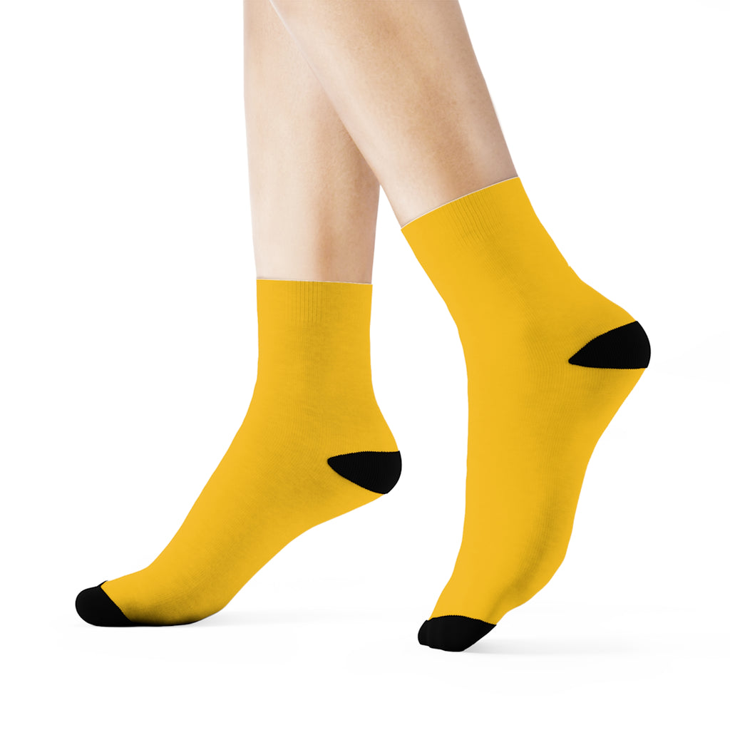 3/4 Crew Socks - Yellow
