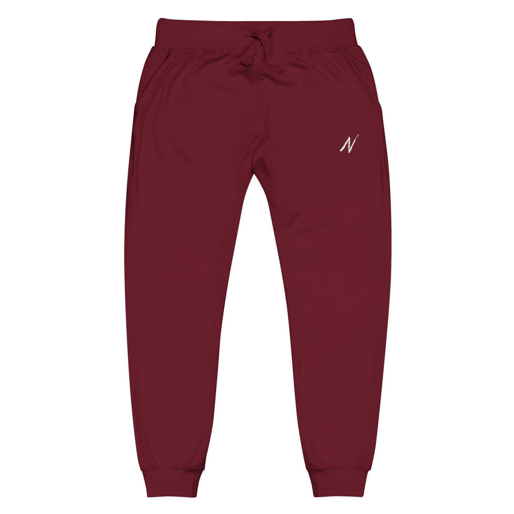 Men’s Fleece Sweatpants - Maroon