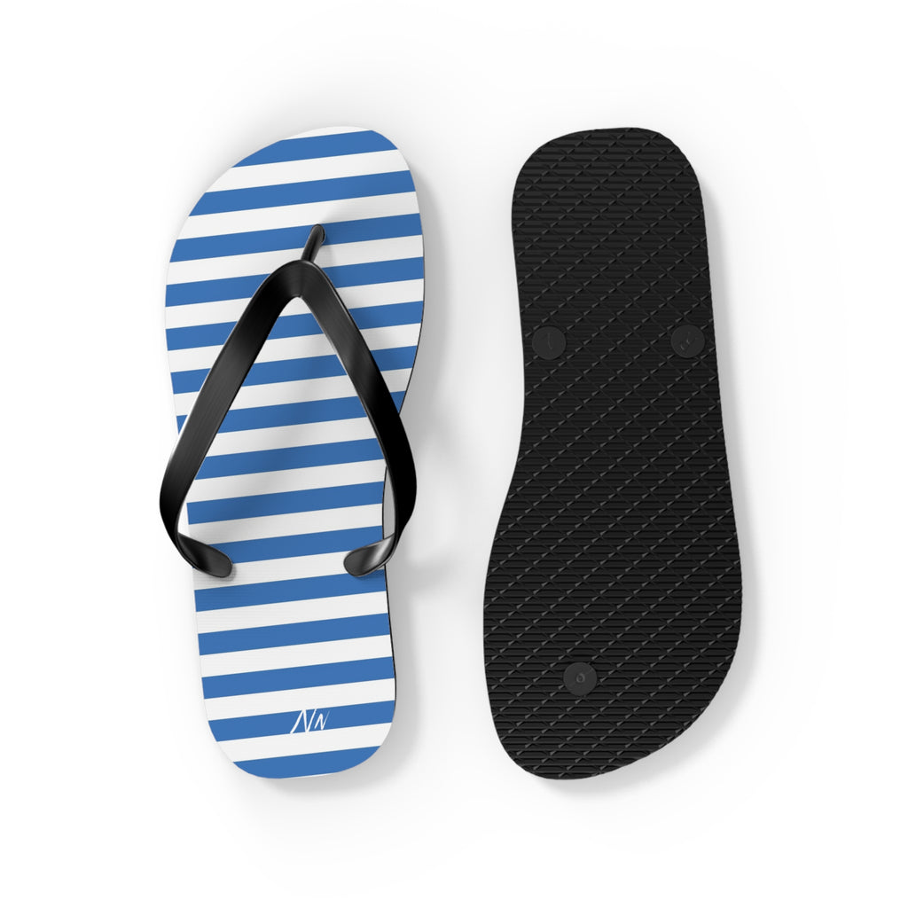 Flip Flops - Blue Pattern