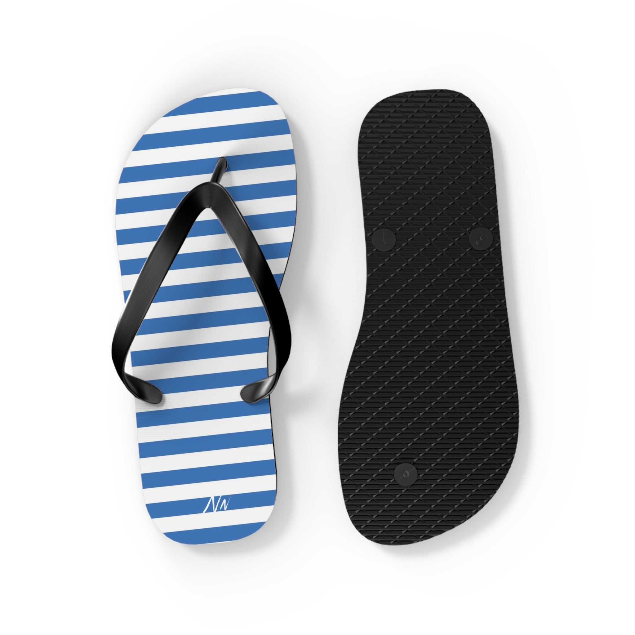 Flip Flops - Blue Pattern