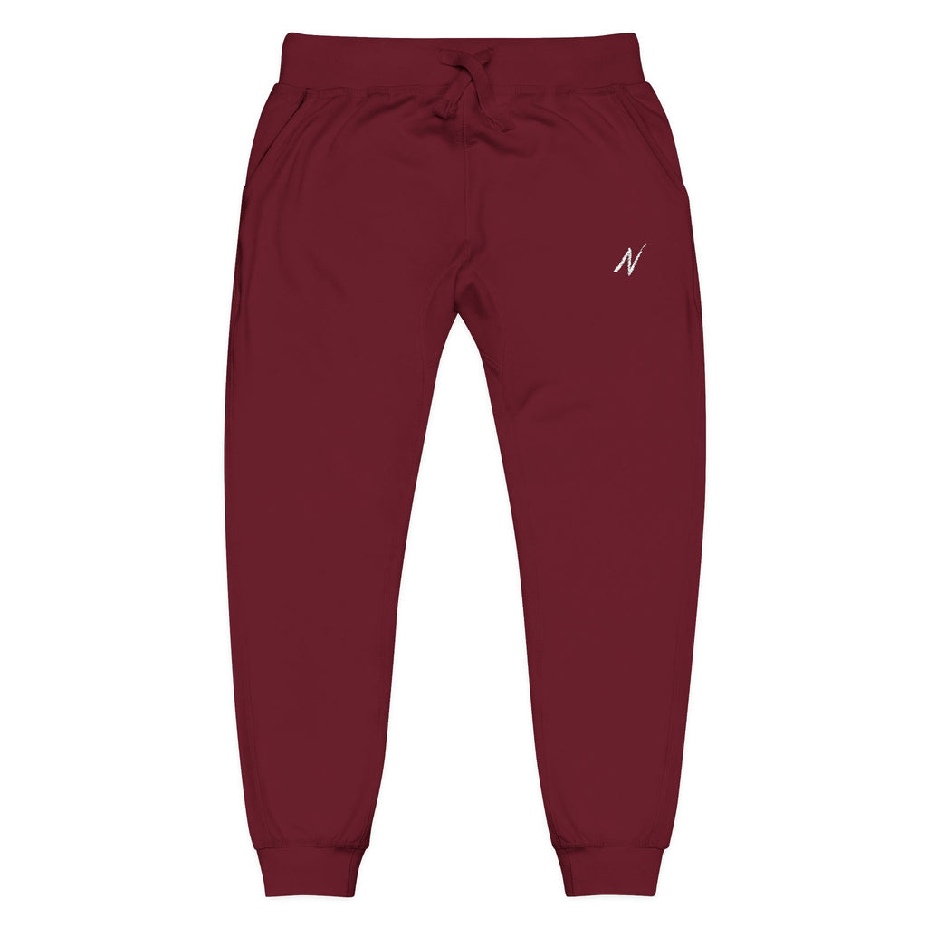 Women’s Fleece Sweatpants - Maroon