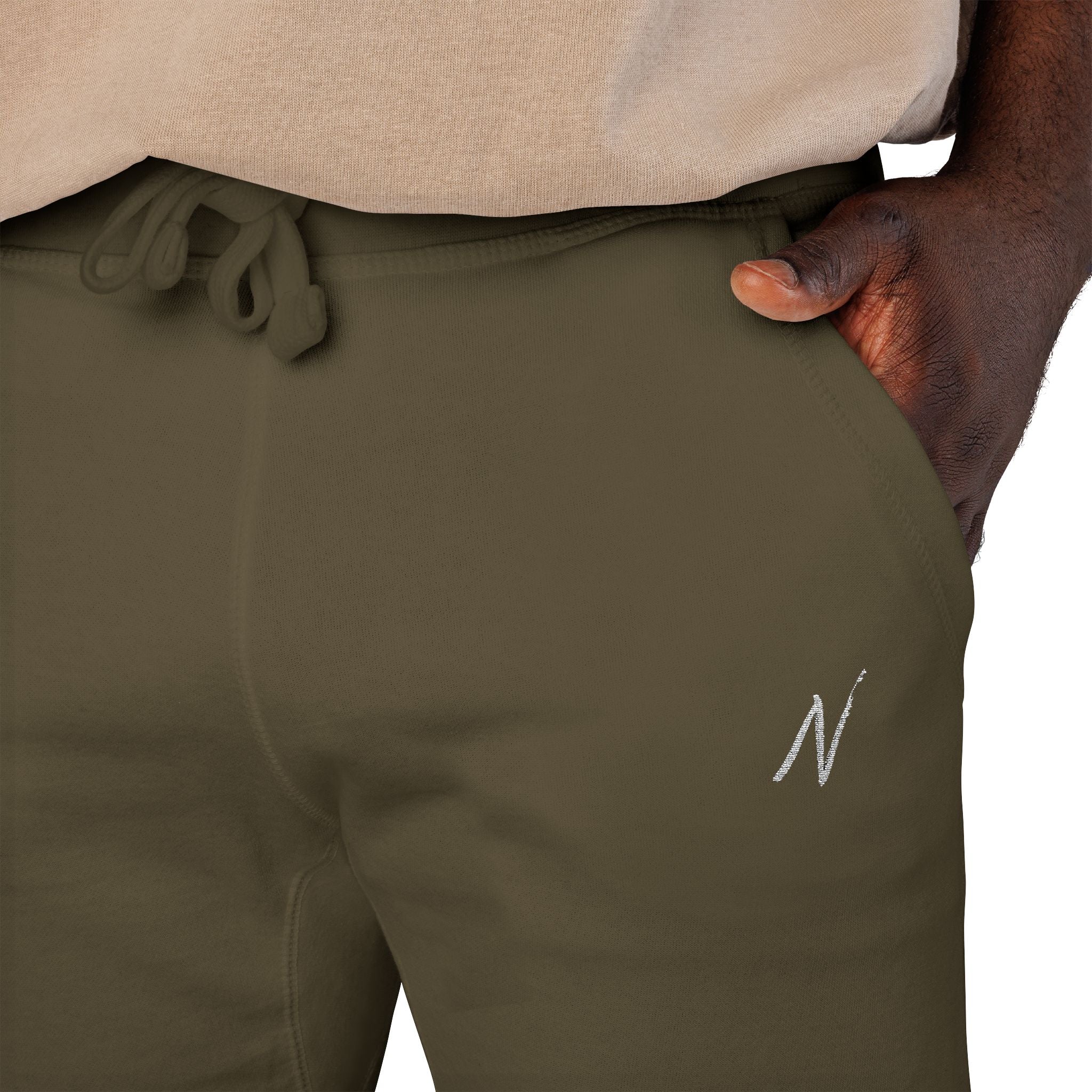Men’s Fleece Sweatpants - Military Green