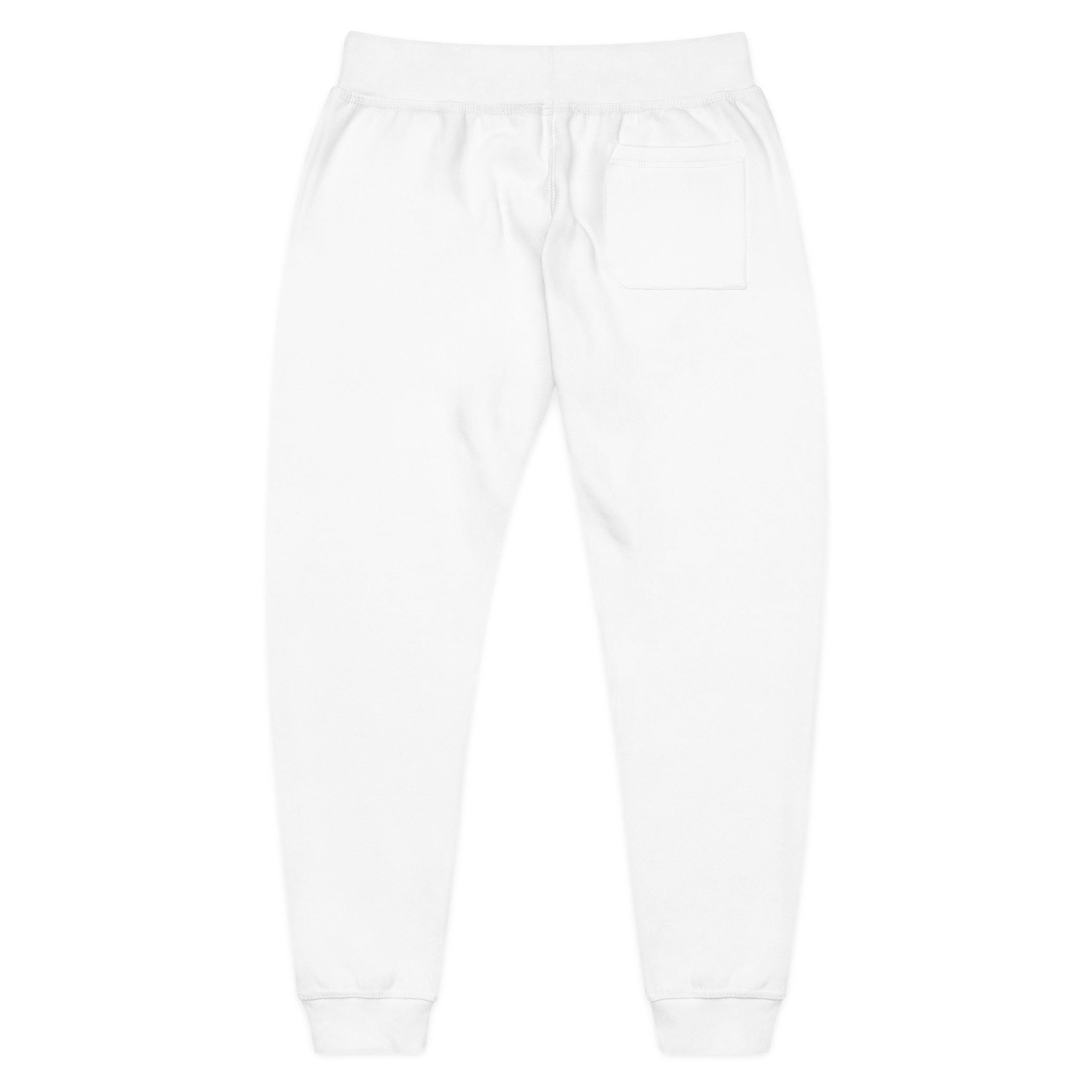 Men’s Fleece Sweatpants - White