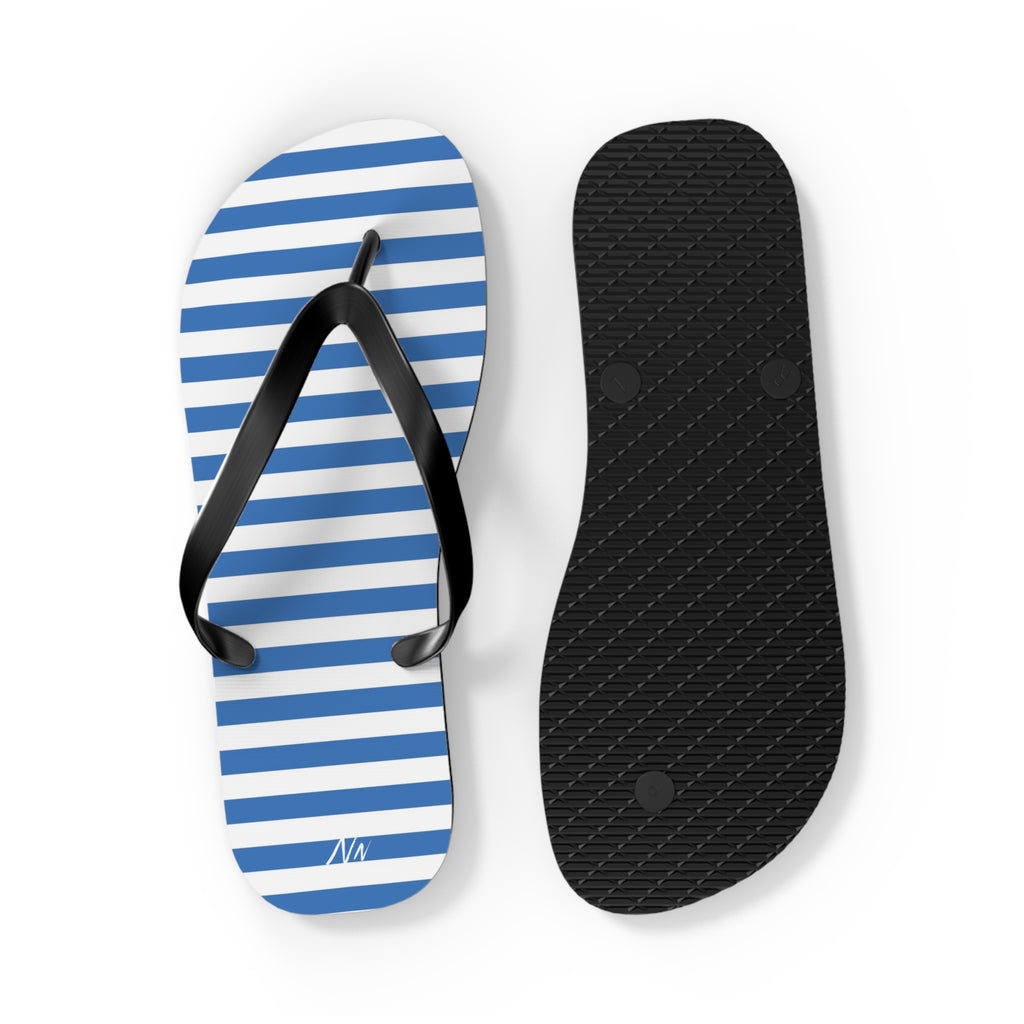 Flip Flops - Blue Pattern
