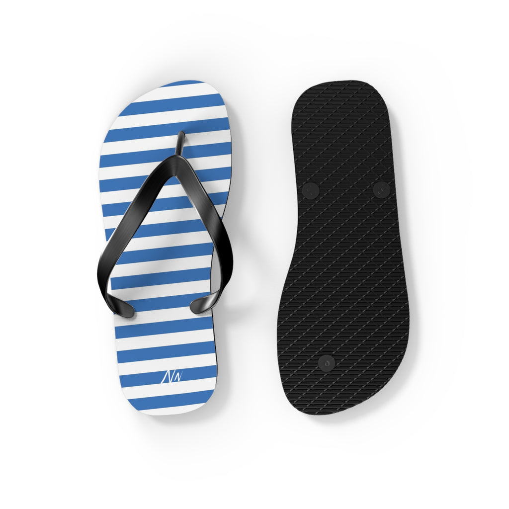 Flip Flops - Blue Pattern