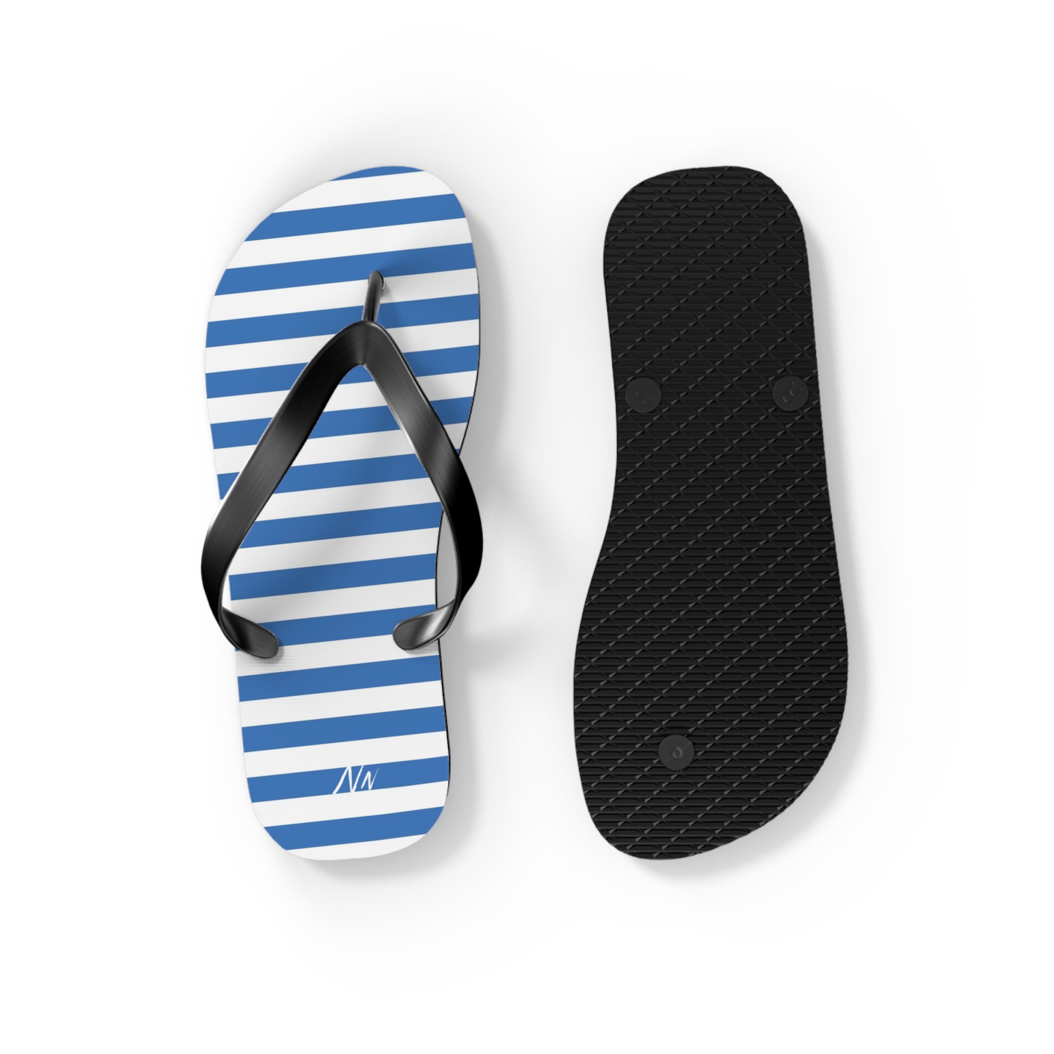 Flip Flops - Blue Pattern