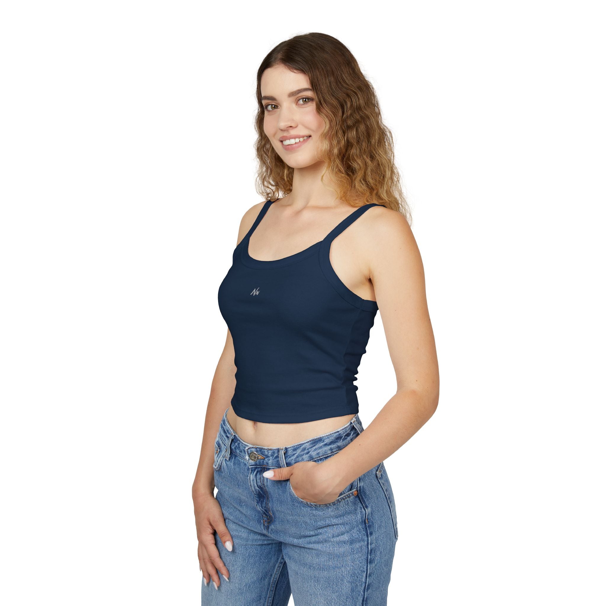 Strap Tank Top - Navy