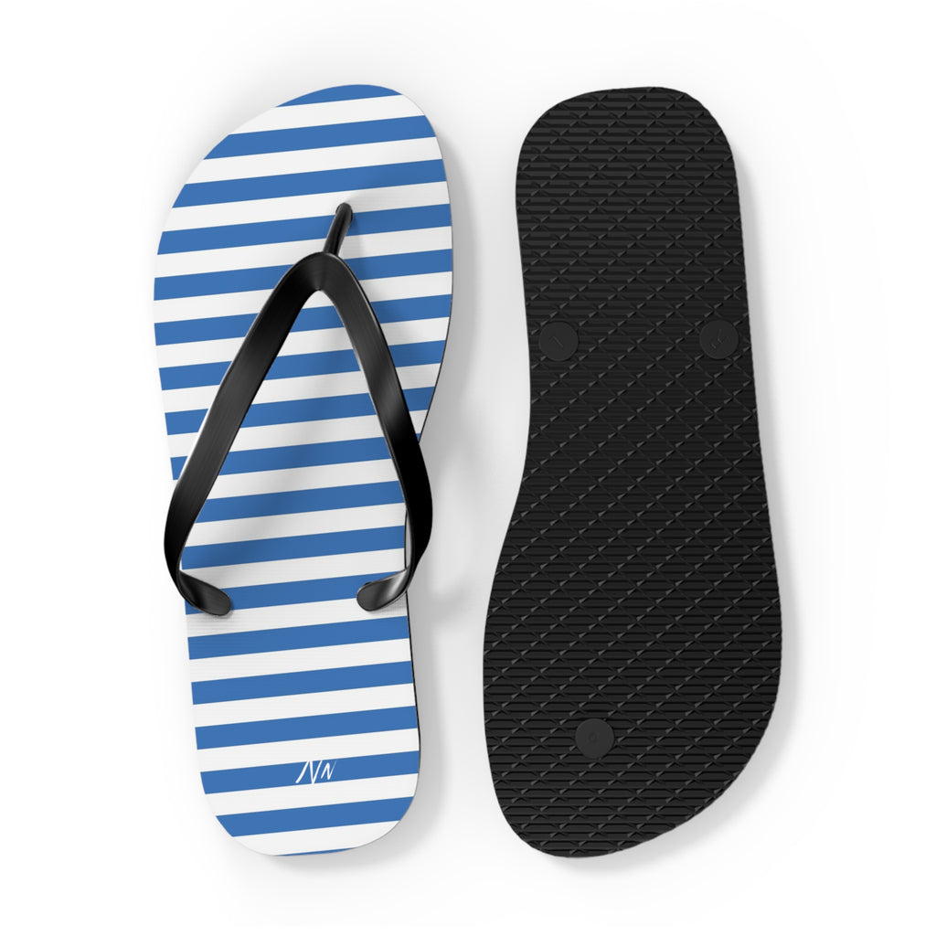 Flip Flops - Blue Pattern