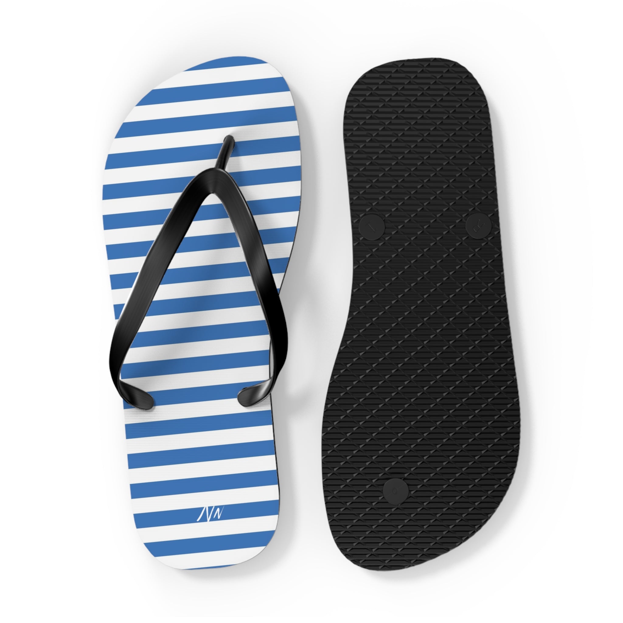 Flip Flops - Blue Pattern