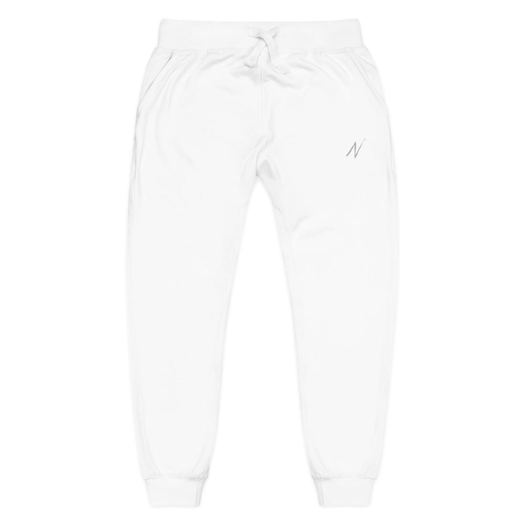 Men’s Fleece Sweatpants - White