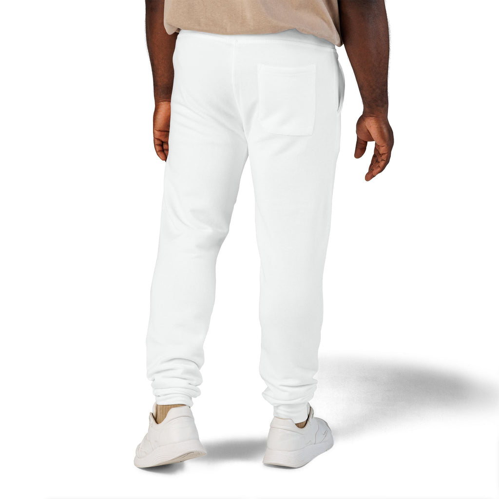 Men’s Fleece Sweatpants - White