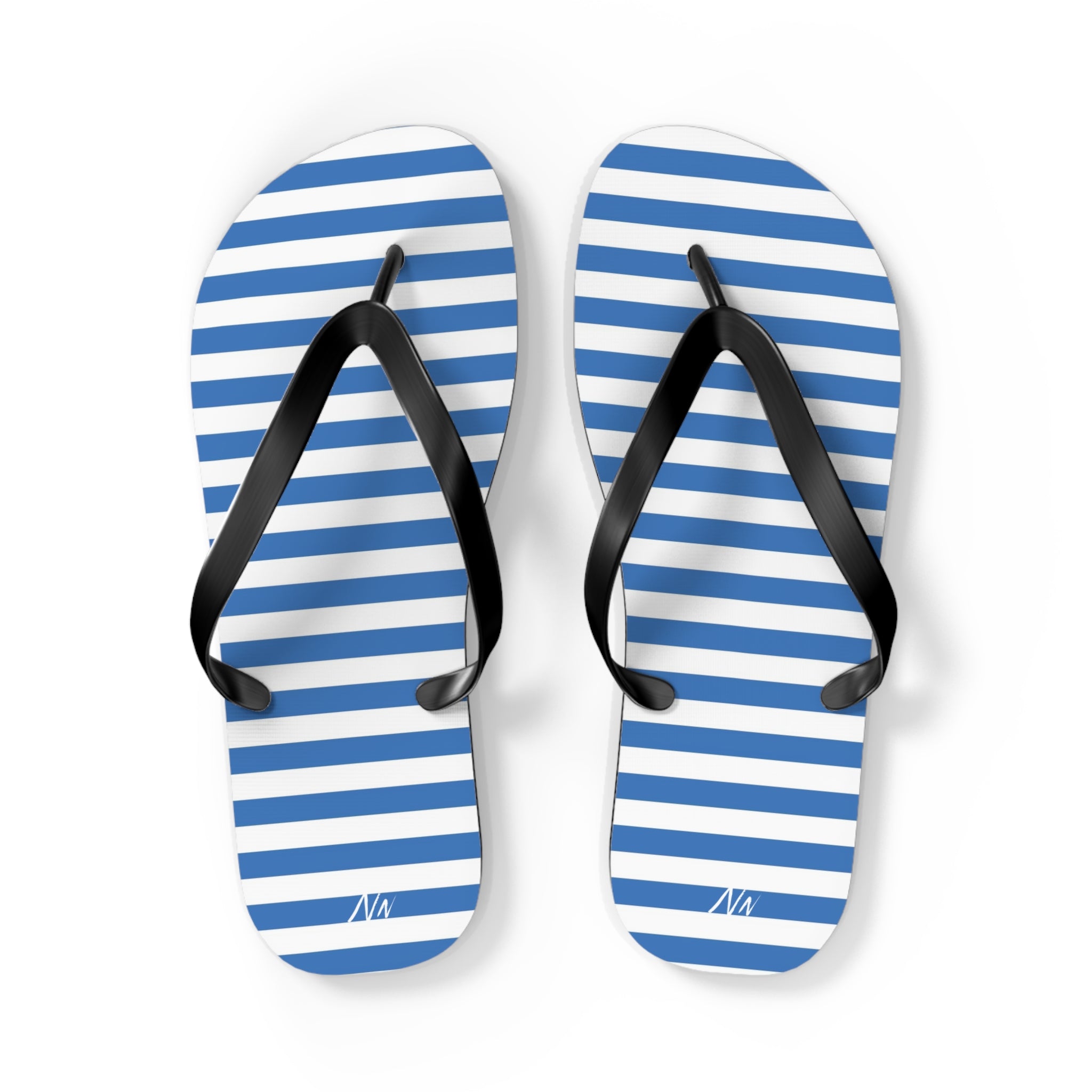 Flip Flops - Blue Pattern
