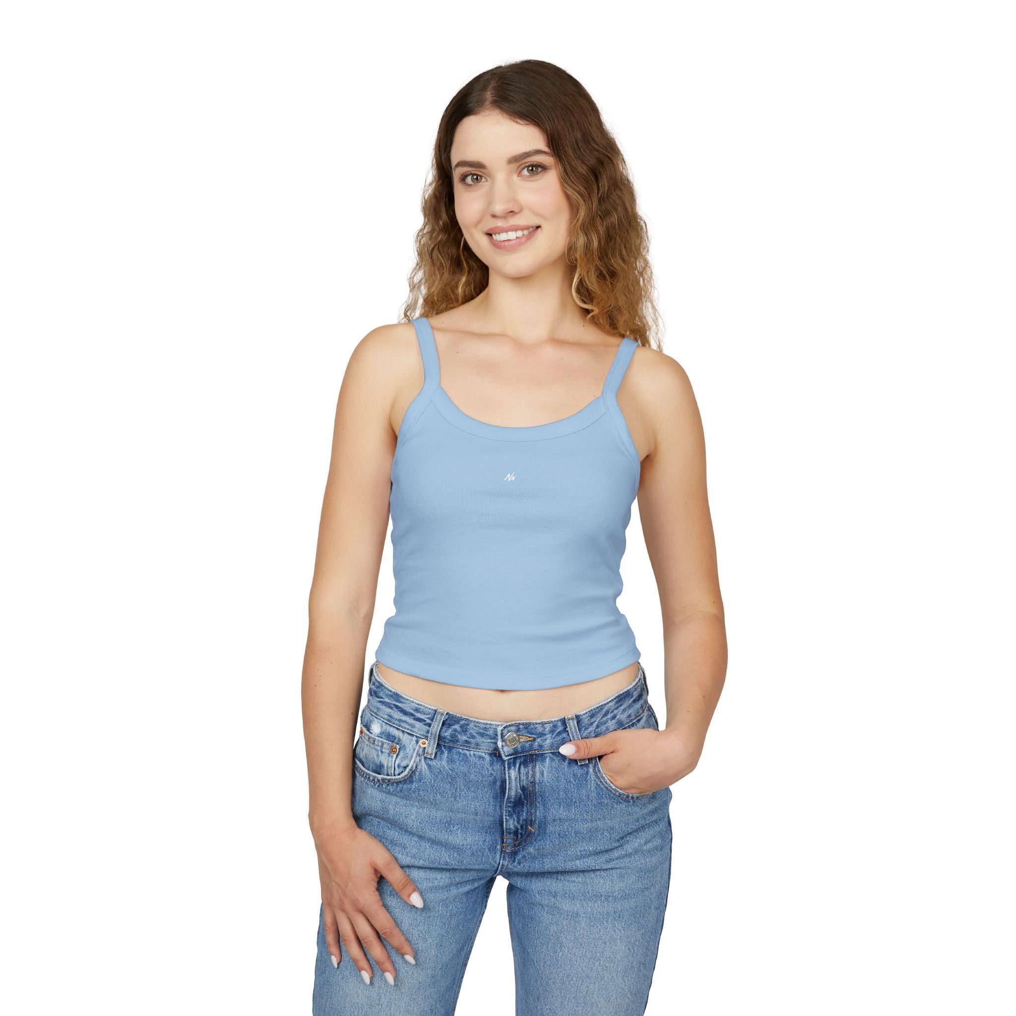Strap Tank Top - Light Blue
