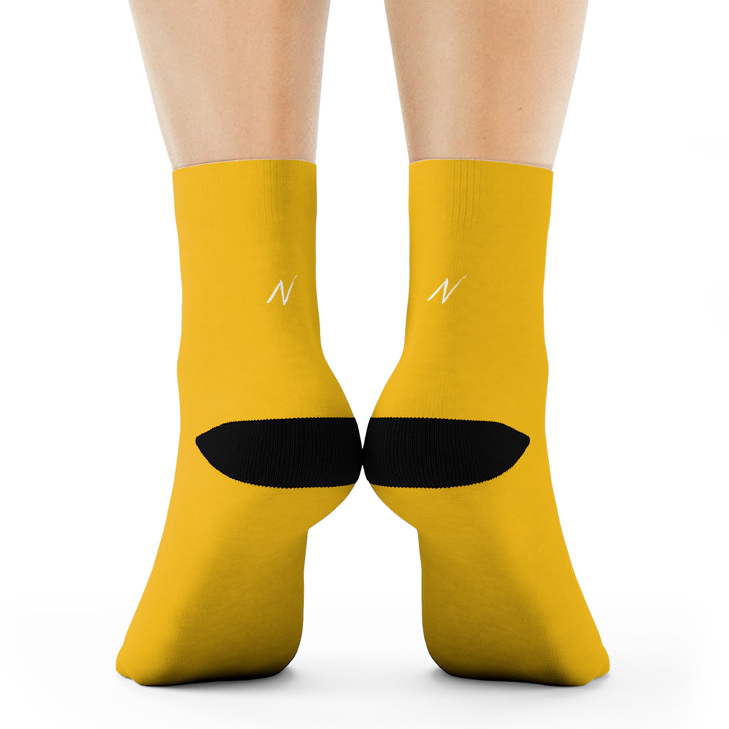 3/4 Crew Socks - Yellow