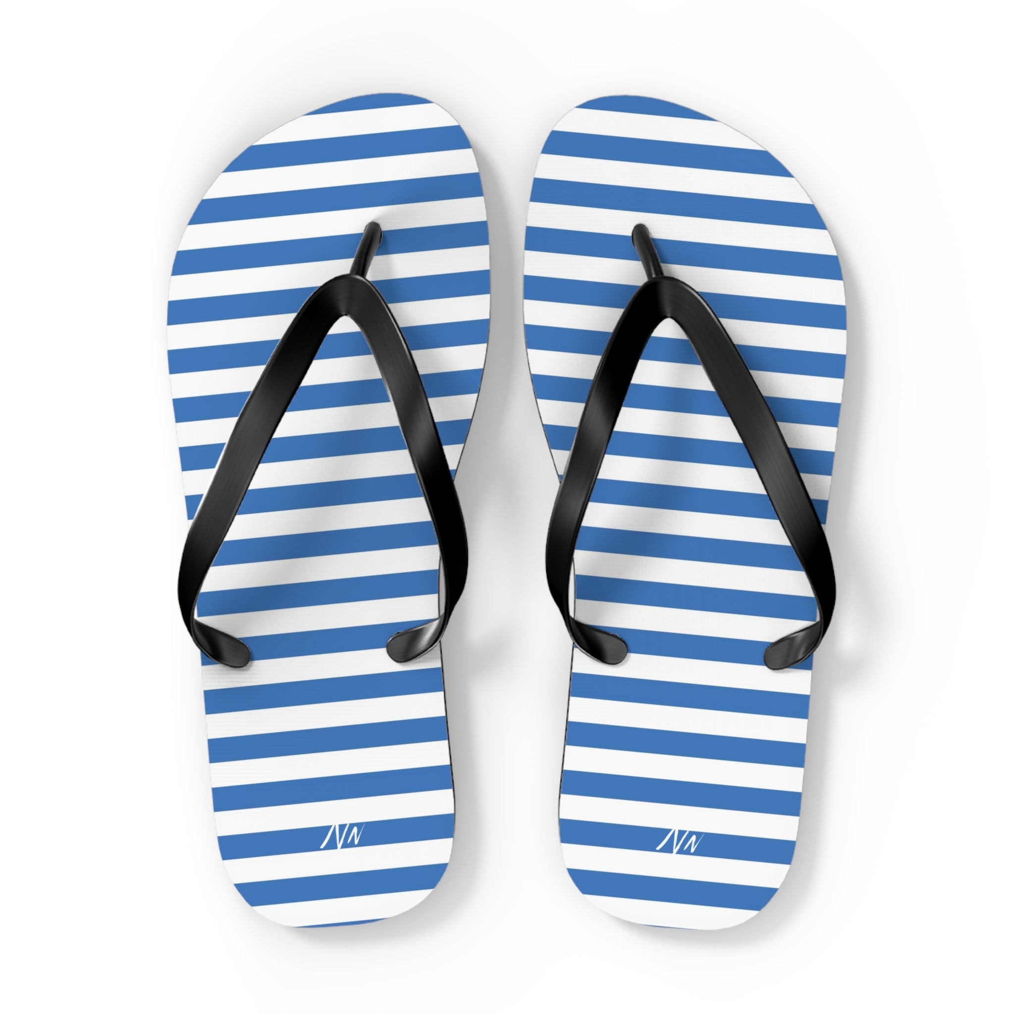 Flip Flops - Blue Pattern
