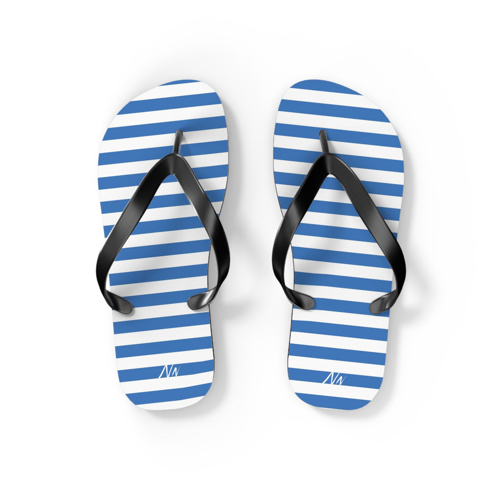 Flip Flops - Blue Pattern
