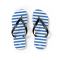 Flip Flops - Blue Pattern