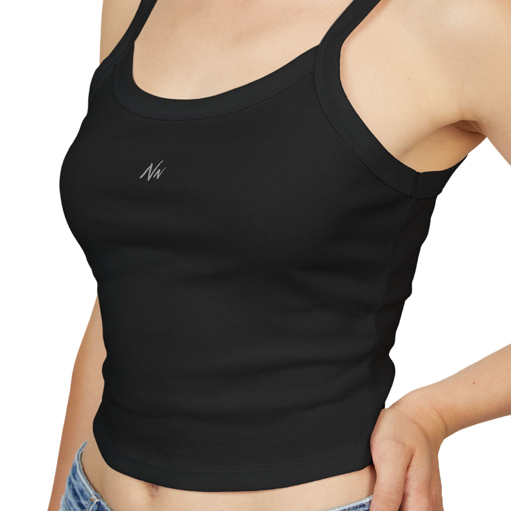 Strap Tank Top - Black