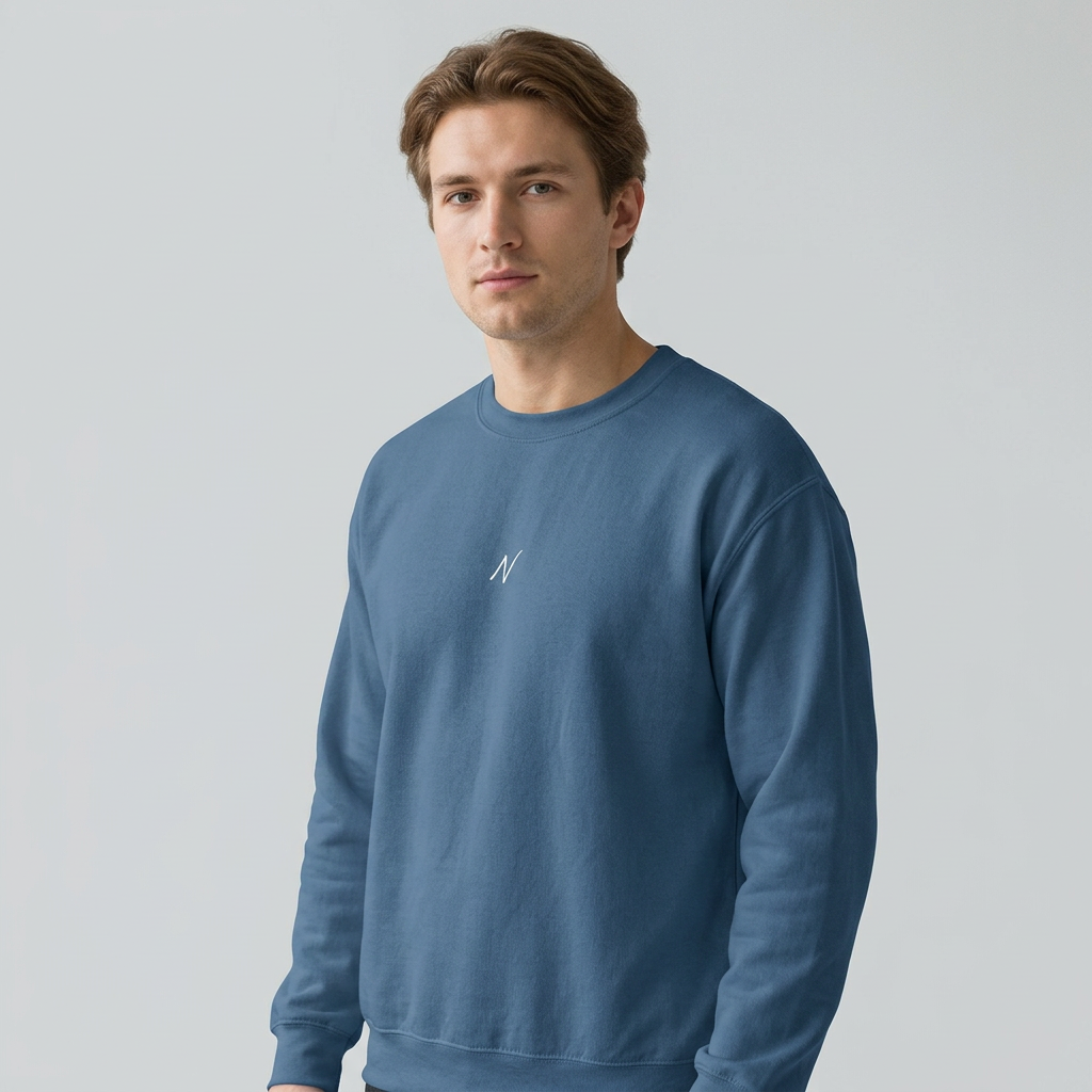 Mens Nomad Sweatshirt - Indigo Blue