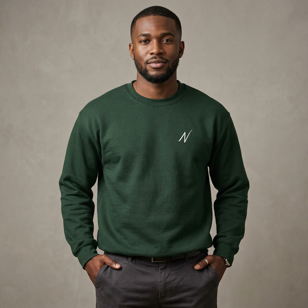 Mens Nomad Sweatshirt - Dark Green