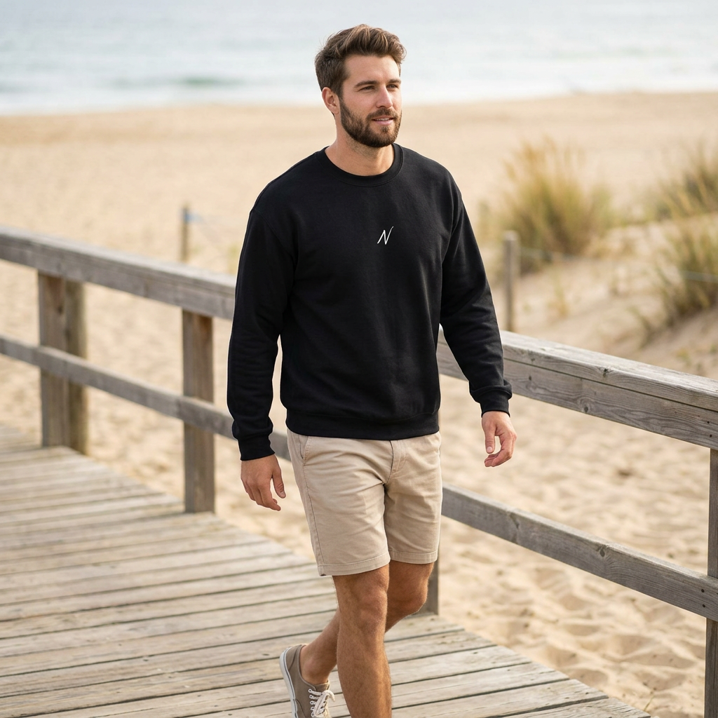 Mens Nomad Sweatshirt - Black