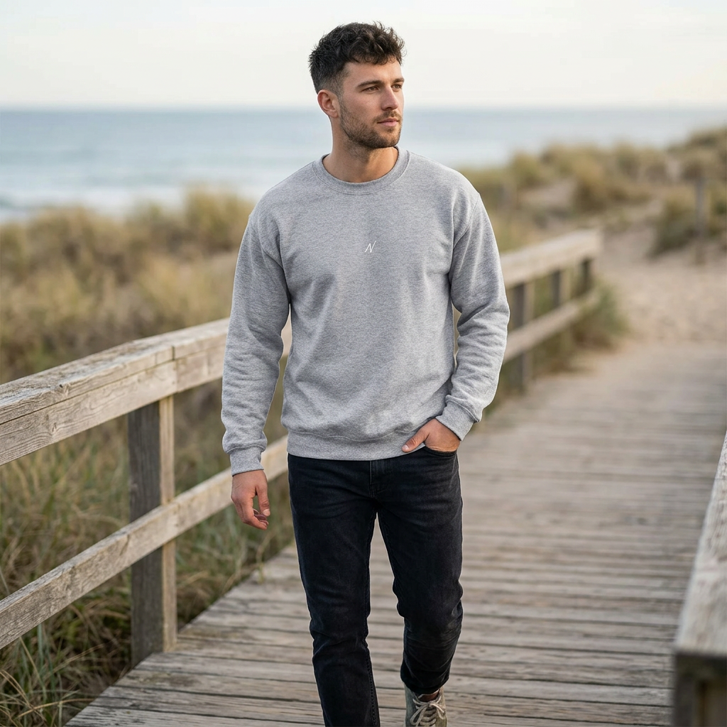 Mens Nomad Sweatshirt - Grey