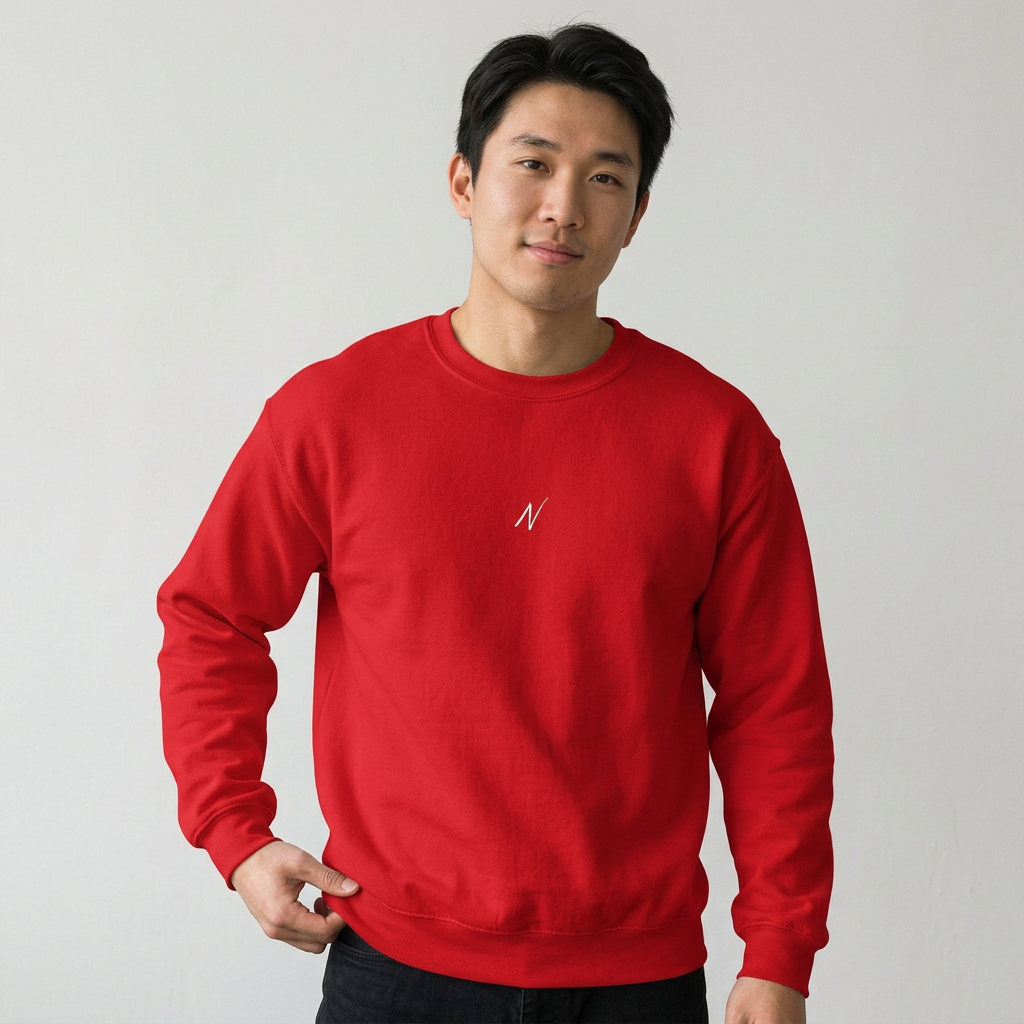 Mens Nomad Sweatshirt - Red