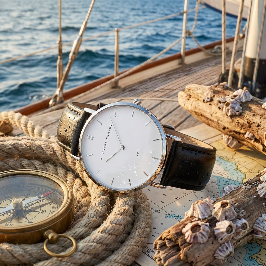 Leatherbound Drift Watch - Black Strap