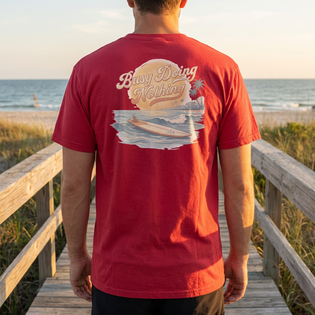 Mens Graphic Tee - Busy Doing Nothing