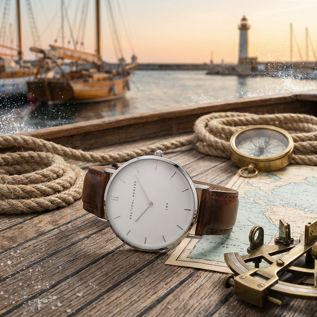 Leatherbound Drift Watch - Brown Strap