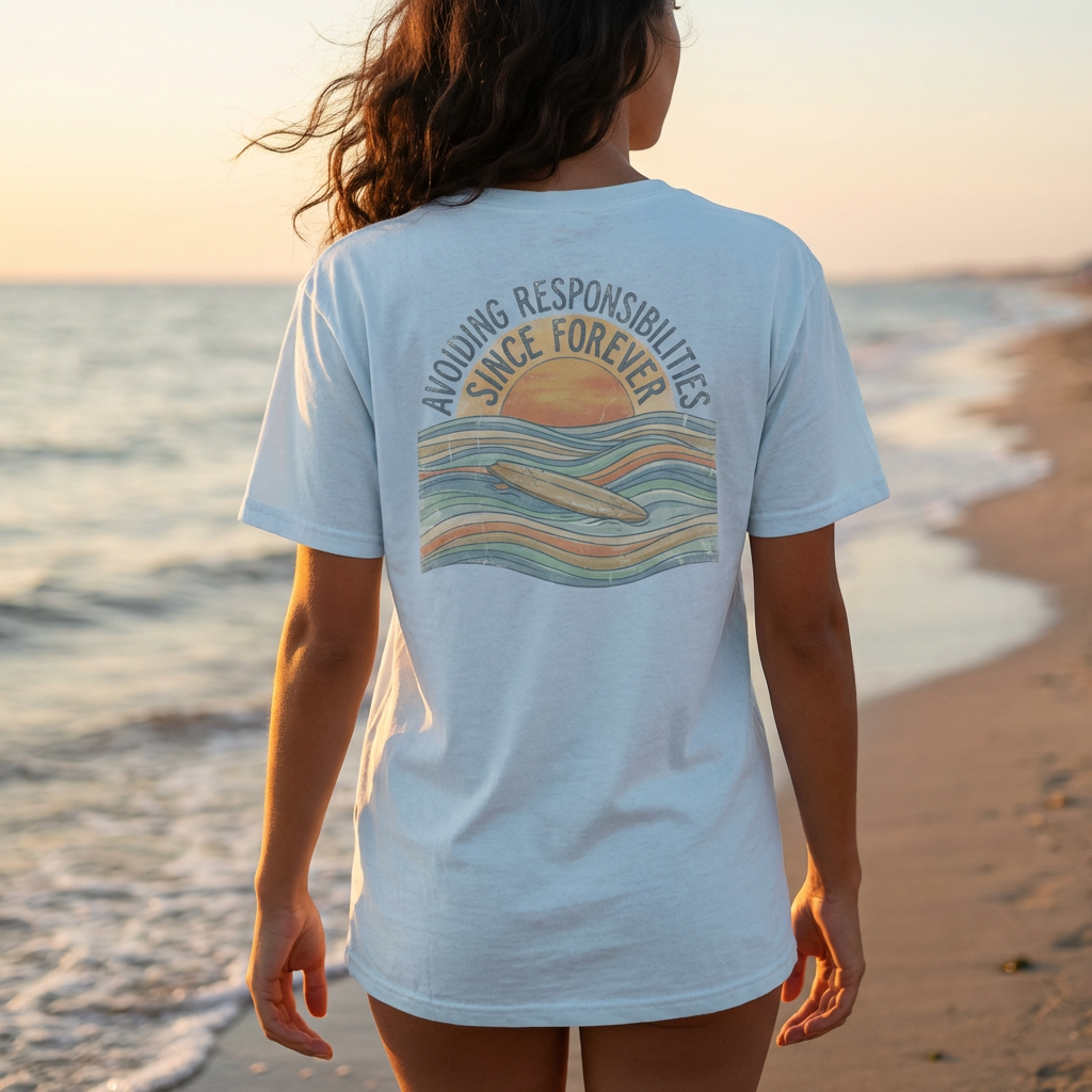 Womens Graphic Tee - Avoiding Responsibilities