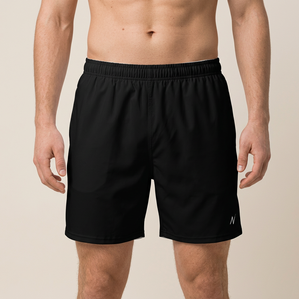 Mens Swim Trunks - Black