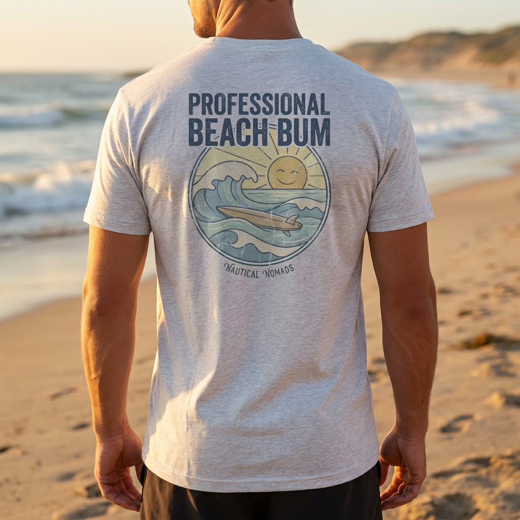 Mens Graphic Tee - Beach Bum