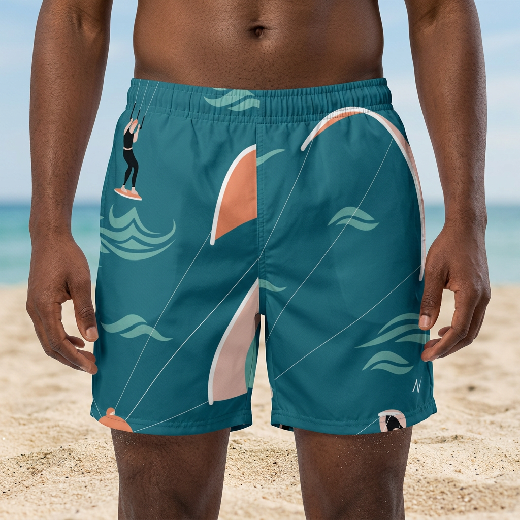 Mens Swim Trunks - Kites