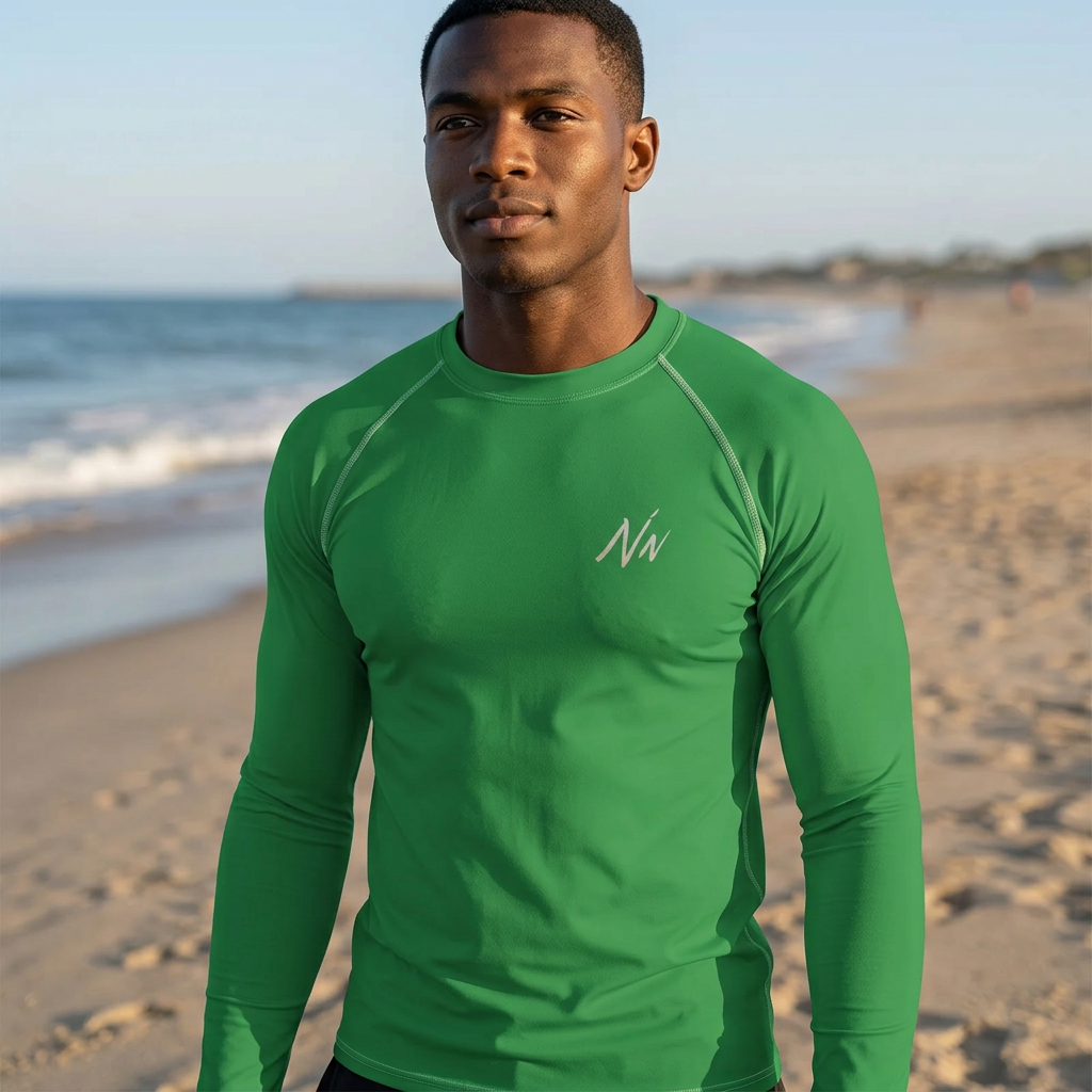 Long Sleeve Rash Guard - Green