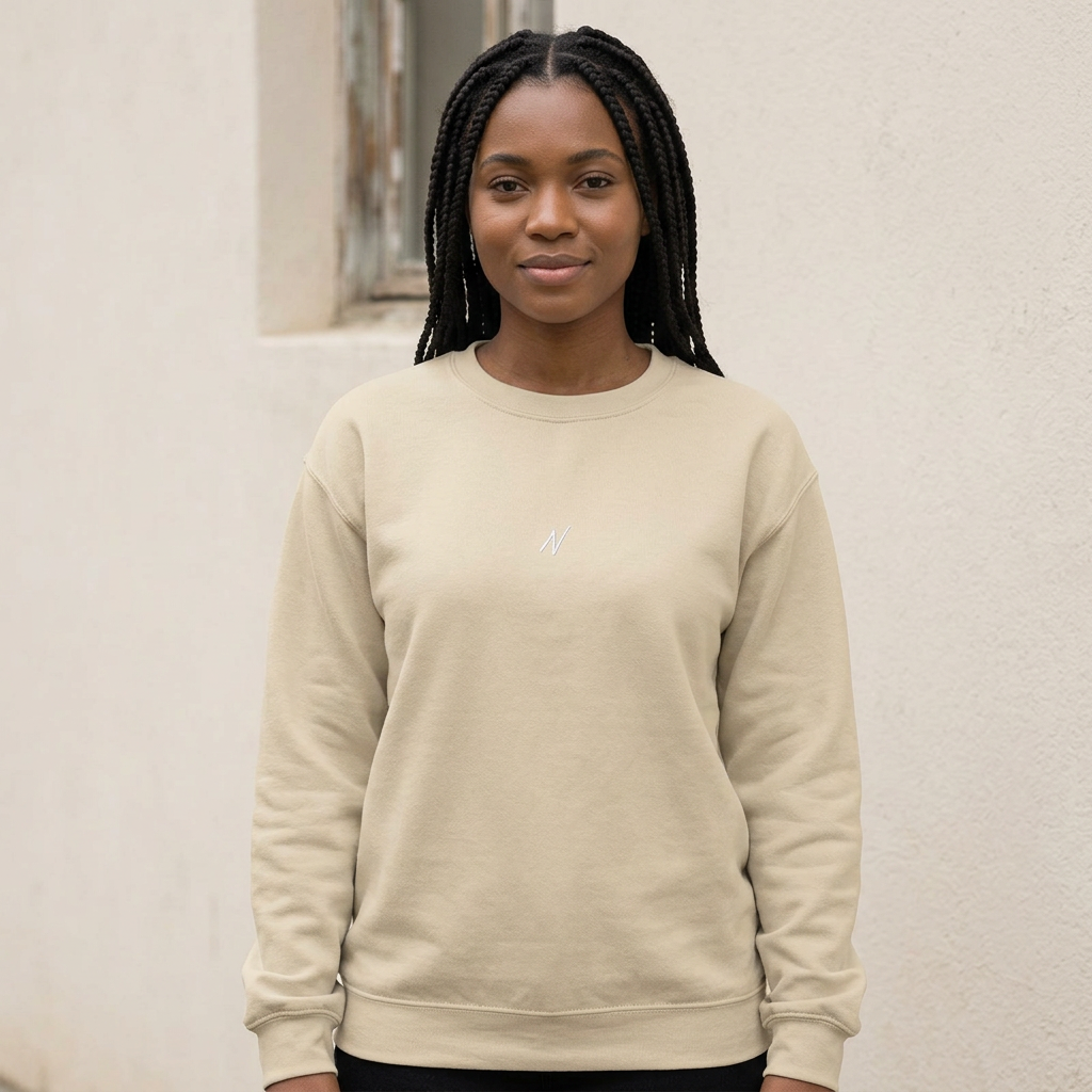 Womens Classic Sweatshirt - Sand