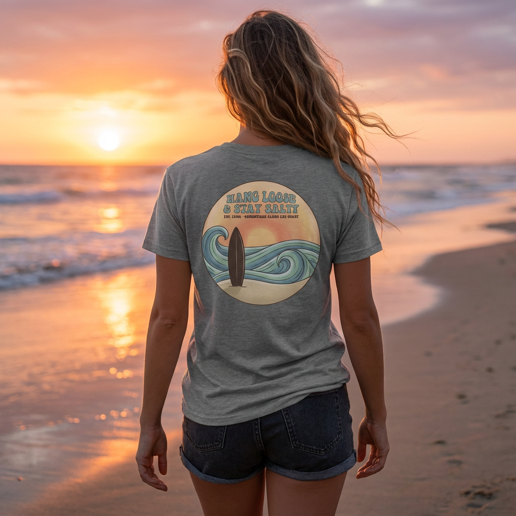Womens Graphic Tee - Stay Salty