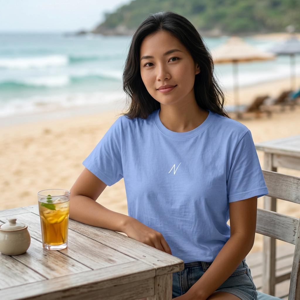 Womens Classic Tee - Light Blue