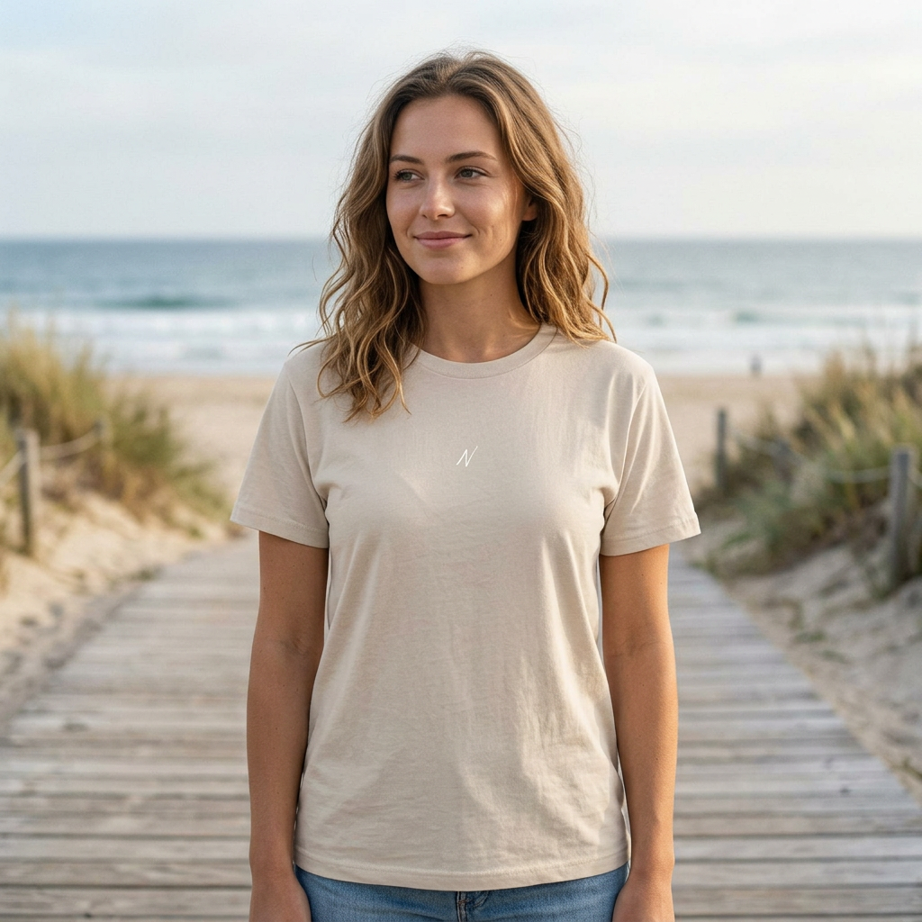 Womens Classic Tee - Light Brown
