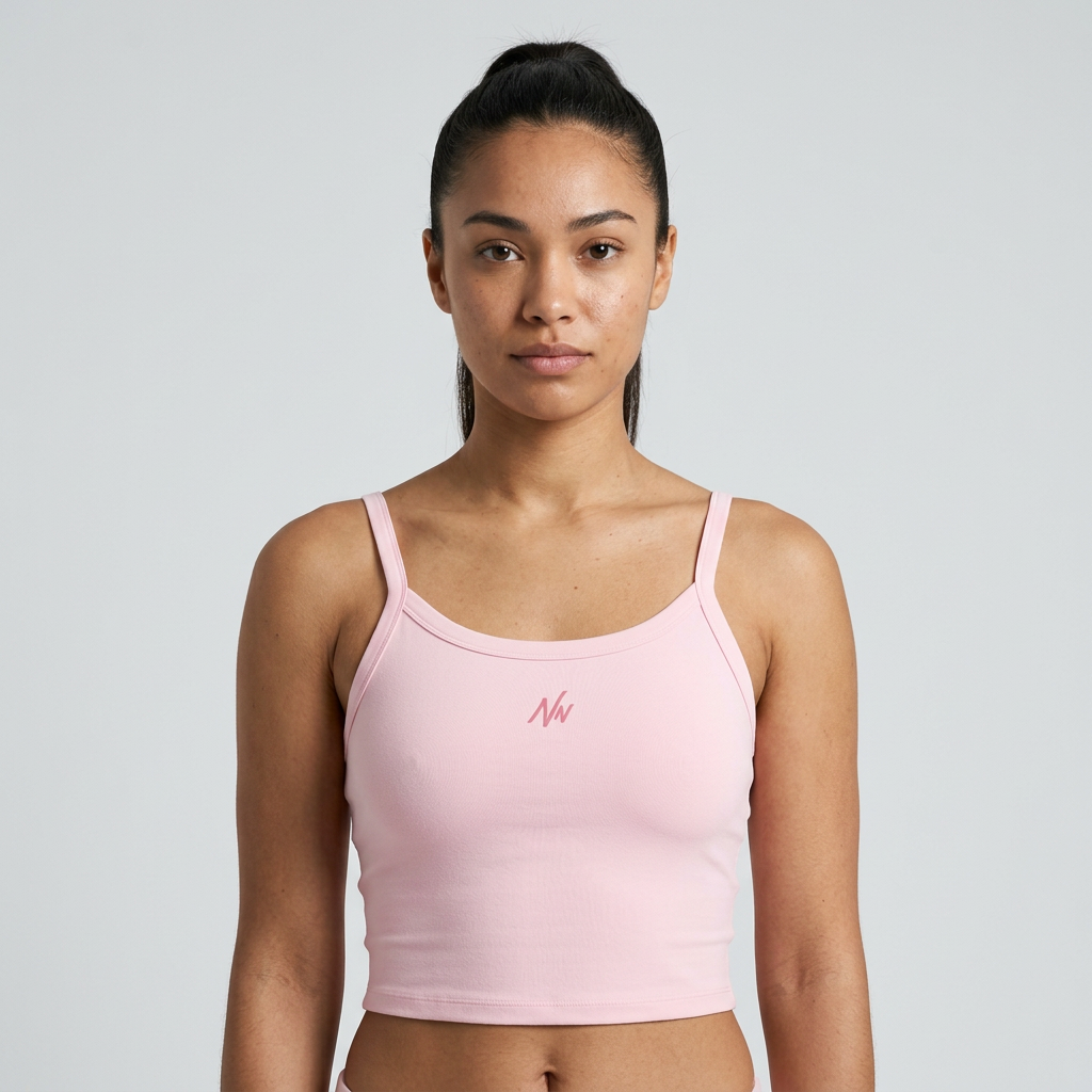 Strap Tank Top - Pink