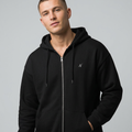 Mens Zip Hoodie - Black
