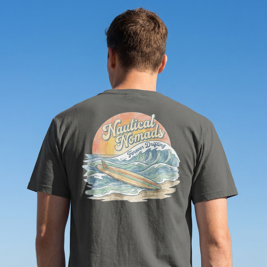 Mens Graphic Tee - Drifting