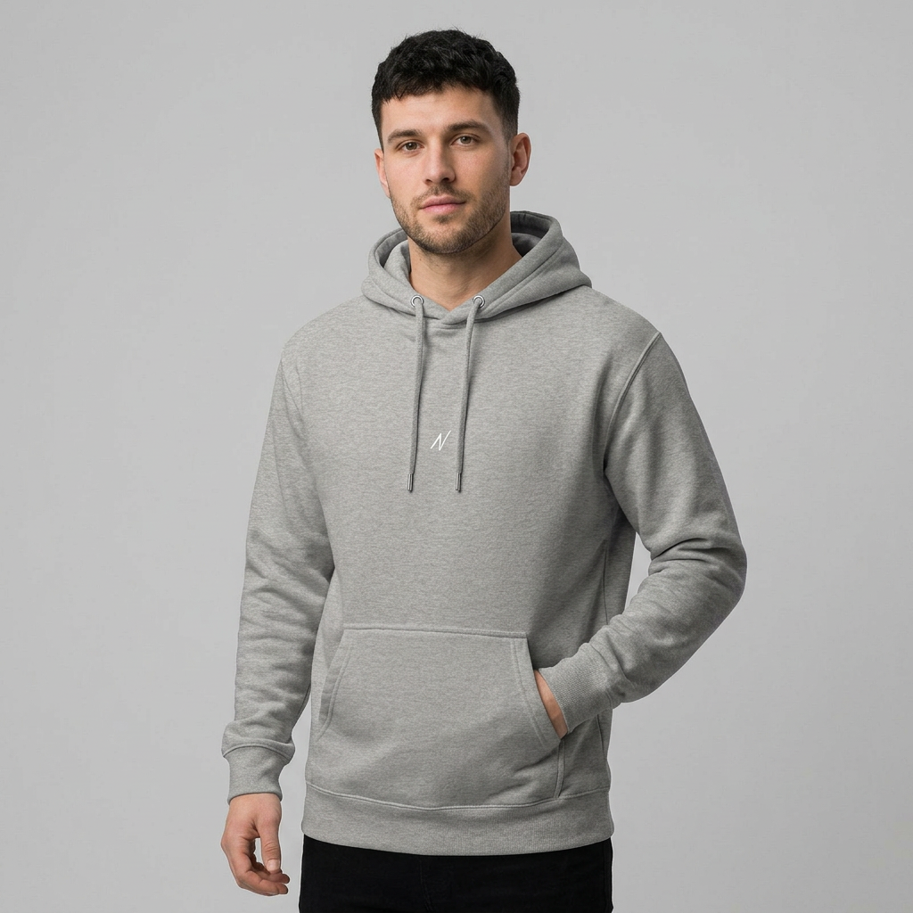 Mens Coastal Hoodie - Carbon Grey