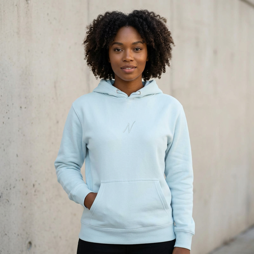 Womens Classic Hoodie - Sky Blue