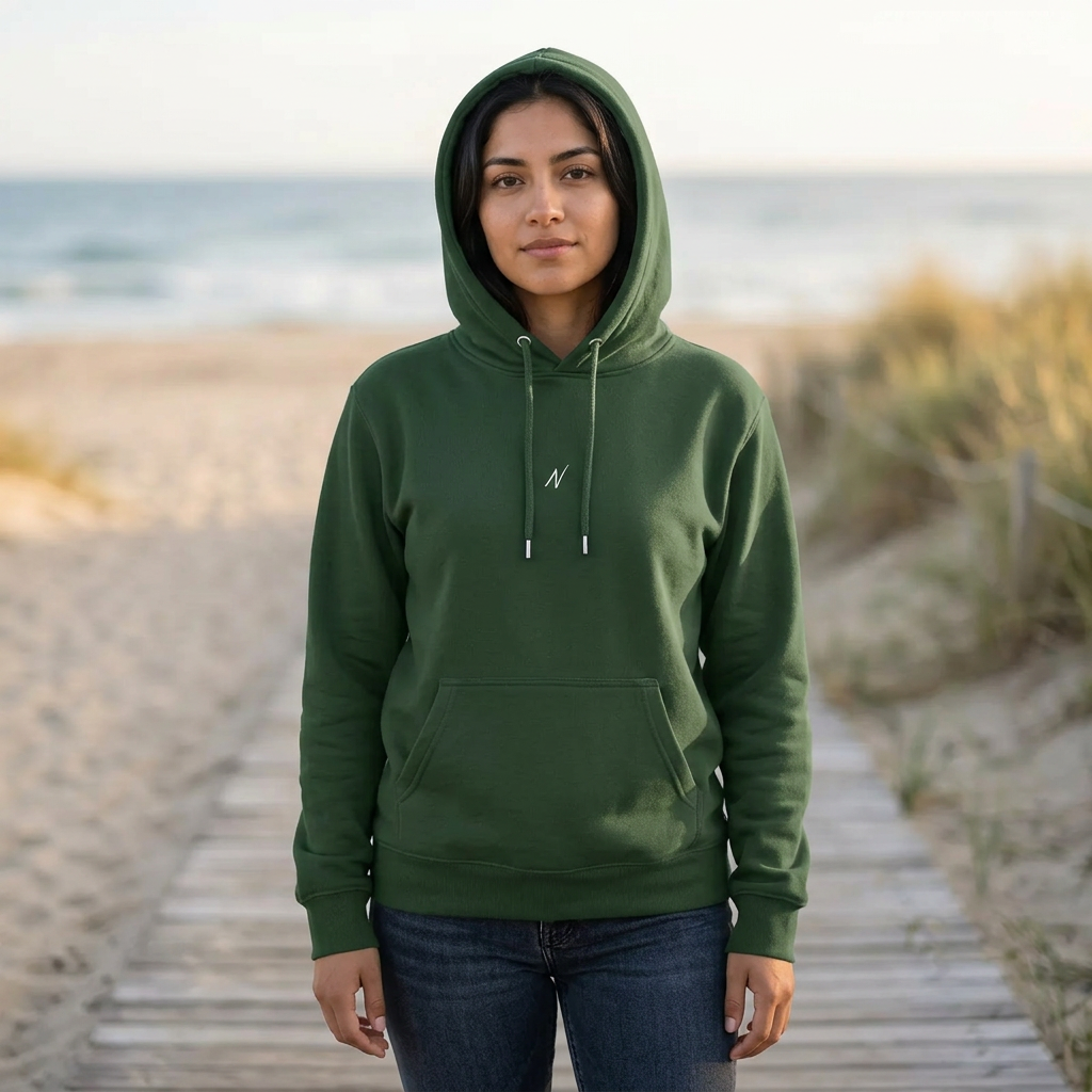 Womens Classic Hoodie - Forrest Green
